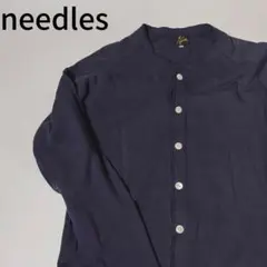 ニードルス Needles コットン カーディガン ネイビー Sサイズ