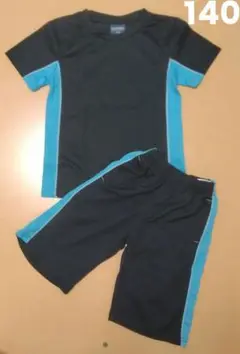 REAL STANDARD ジャージセット 140サイズ 黒/青