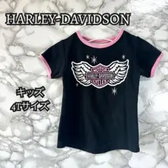 古着 HARLEYDAVIDSON キッズ Tシャツ 4T ハーレーダビッドソン