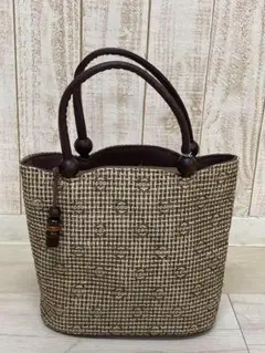 【新品】レディース　バッグ　メッシュバッグ 　カゴバッグ　パナマ織　日本製