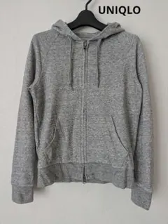 UNIQLO フルジップパーカー グレー S