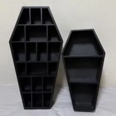 壁掛けシェルフ ゴシック 棺 棺桶型