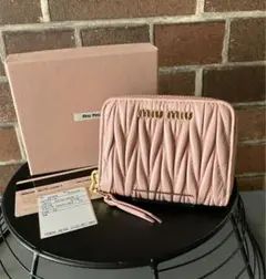☆未使用品☆ miumiu マテラッセ レザー コインケース 正規品