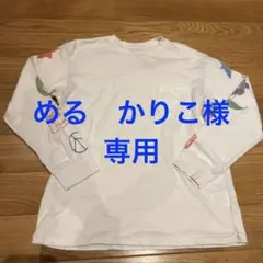 gotohollywood 袖プリント ロンTシャツ140 デニムu0026ダンガリー