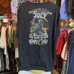 スカル　Tシャツ　ストリート　アメカジ　オーバーサイズ