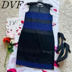 【良品】DIANEvonFURSTENBERG 異素材ドッキングワンピース 2