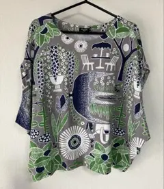 marble SUDマーブルシュッド FIKA カットソー 総柄 Tシャツ