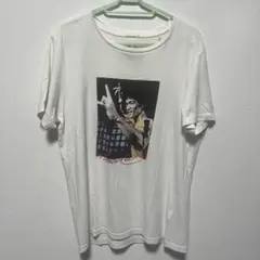 GUxブルースリー　コラボTシャツ　白　サイズM