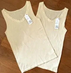 メッシュタンクトップ2枚セット
