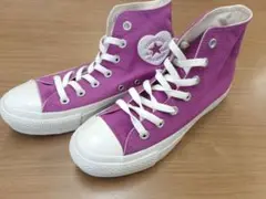 【訳あり新品】厚底 CONVERSE キャンバス オールスターハイ 23.5cm