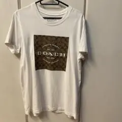 COACH ホワイト Tシャツ ロゴプリント
