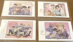 キャラポトレ 桜蘭高校ホスト部 箔押し 4種セット＋２枚