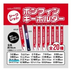 ソフトバンクホークス 鷹祭 ボンフィンキーホルダー 26 大津亮介