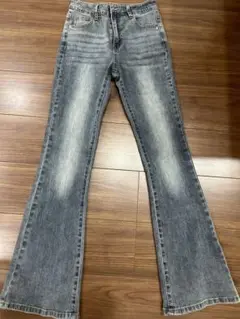 GRL セミフレアデニムパンツ
