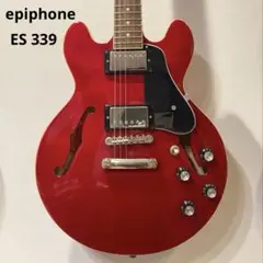 Epiphone ES-339 pro CH 純正ギグバック付き Amazon | Epiphone ES-339 Pro Cherry セミアコ エレキギター