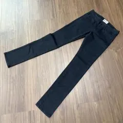 UNTITLED LEEコラボスキニーブラックデニム ジーンズ
