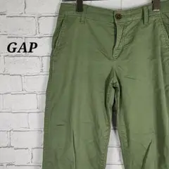 ギャップ クロップドパンツ 膝丈 カジュアル ワイド裾