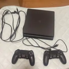 PlayStation 4 本体 ブラック コントローラー2個付き＆ソフト2個