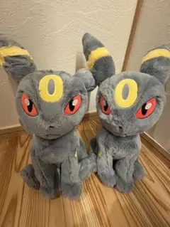 ポケモン　ふわふわ抱きぬいぐるみ ブラッキー　2体