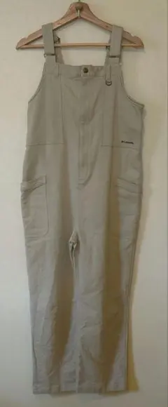 Columbia 美品ベージュ アウトドアオーバーオール オールインワン M