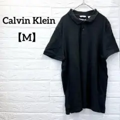 Calvin Klein【M】ブラック 黒 ポロシャツ ユニセックス 半袖