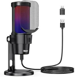 Veetop USB コンデンサーマイク RGBライティング