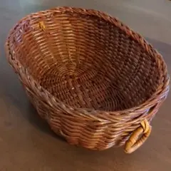小物入れ　かご　楕円形　24×18×11cm