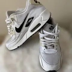 NIKE AIR MAX 90 ホワイト ブラック 白黒 23.5