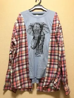 古着リメイクシャツ　Tシャツ