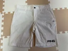 PING ピン ロゴハーフパンツ サイズM