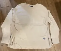 Grand PARK ベージュ セーター スリット入り
