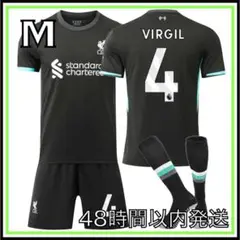 Mサイズ 24-25 リバプール アウェイ ファンダイク ユニフォーム
