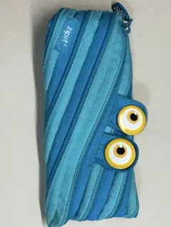 ZIPIT ジッパーポーチ 青・水色
