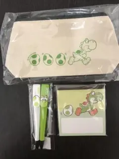マイニンテンドー 非売品 ヨッシーの文房具アイテム3点セット