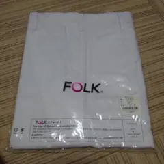 FOLK 男子スラックス ホワイト C865