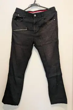 ゴルフウェア 黒パンツ ウエスト76cm