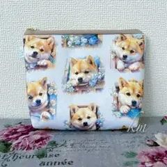 柴犬まみれ　大きめ　顔出し柴ちゃん　ハンドメイド