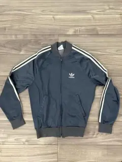 【希少】adidas ATPトラックジャケットMブルーグレーUSA製ヴィンテージ 80s adidas ATP トラックジャケット ジャージ ブルーグレー M
