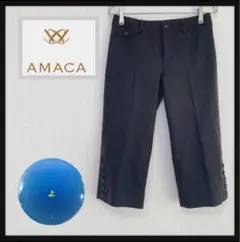 AMACA レディース　ハーフパンツ　Mサイズ　ブラウン