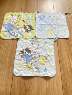サンリオキャラクター ループ付タオル 3枚セット