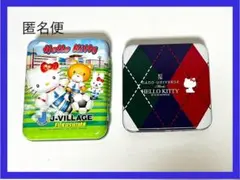 ハローキティ 缶 ケース チロルチョコ ナノ・ユニバース サッカー ご当地