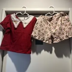 水森亜土デザイン　トップス　ズボンセット120㎝
