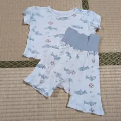 パジャマ　サメ　ベビーパジャマ 80cm
