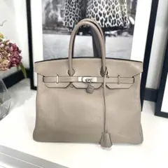 HERMES エルメス バーキン35 トリヨンクレマンス バイカラー