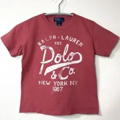 Polo ポロラルフローレン キッズ アメカジ Tシャツ 6 120 赤