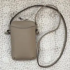 DISCOAT WEB限定 ウォレットショルダー ベージュ