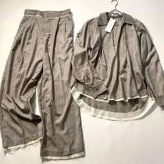 【新品タグ付き】クヌースマーフ　row edge シャツ＆パンツ セットアップ