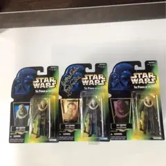 スター・ウォーズ　サイン入りフィギュア　ビブホーチュナ スター・ウォーズ サイン入りフィギュア ビブホーチュナ 3体