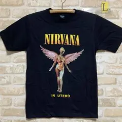 ニルヴァーナ ニルバーナ Tシャツ　Lサイズ　IN UTERO NIRVANA
