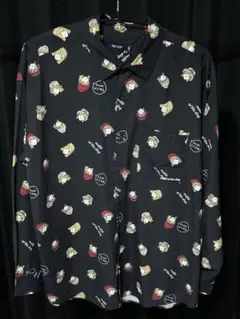 ブランド不明 キャラクター 柄シャツ 長袖シャツ LL(XL)サイズ ストリート